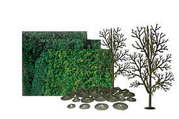 JTT Trees & Shrubs 92066 Sycamore 8' Scenic Kit 4pk