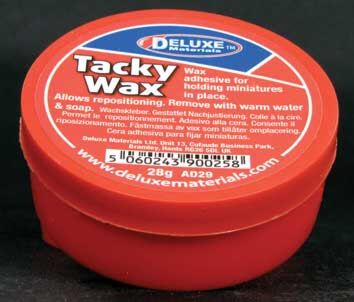 Deluxe Materials Ltd AD29 Tacky Wax Figure Adhesive -- 1oz 28g