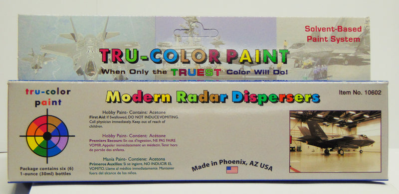 Tru-Color Paint 10602 MODERN RADAR DISPERS SET