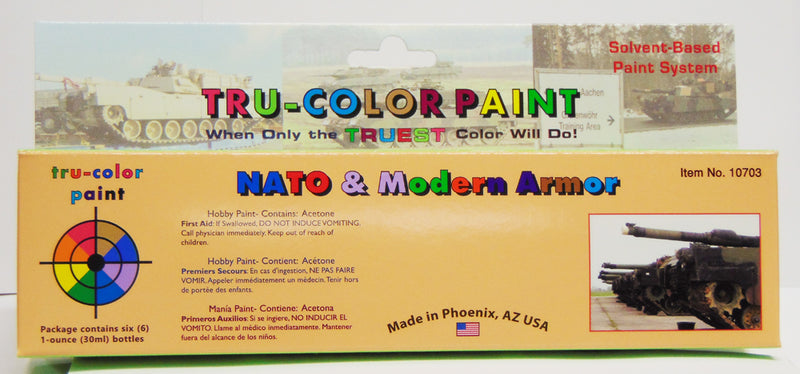 Tru-Color Paint 10703 NATO & MODERN COLORS SET