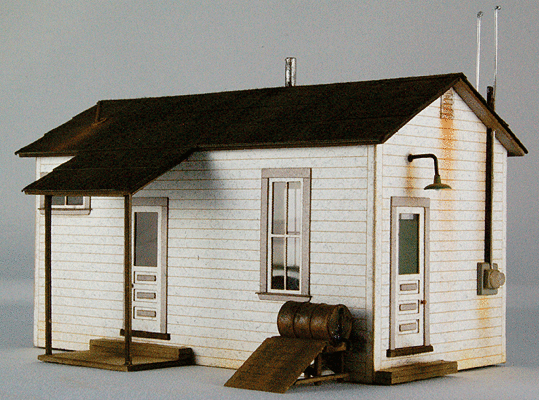 GCLaser 1909 Team Yard Office -- Kit - 3-7/8 x 2-1/2 x 2-1/2" 9.8 x 6.4 x 6.4cm, HO Scale