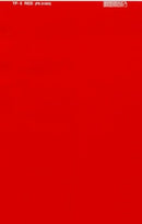 Microscale Industries TF-5 Trim Film Solid Color Decal Sheet - Red, All Scales