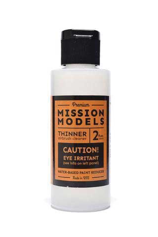 Mission Models Thinner - Reducer - Airbrush Cleaner -- 2oz  59.2mL