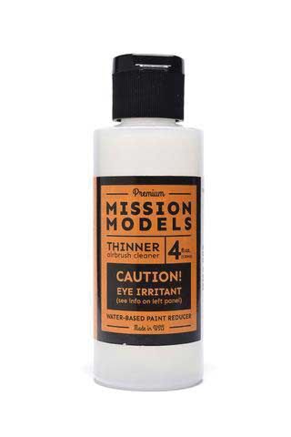 Mission Models Thinner - Reducer - Airbrush Cleaner -- 4oz 118mL