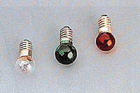 Brawa Modellspielwaren 3316 Thread Spherical Bulbs -- 3.5V, 200mA, Clear, 8mm