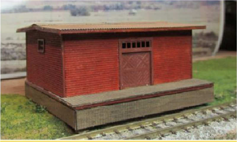 RSlaserKits 3043 Small Freight House, N Scale