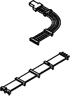 Details West 239 Traction Motor Cable Set, HO Scale