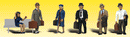 Woodland Scenics WOO2155 Travelers - Scenic Accents(R) -- pkg(6), N Scale