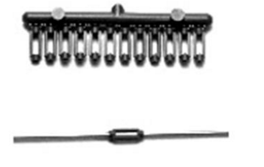 Tichy Train Group 2004  TURNBUCKLES 24pcs, O Scale