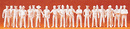 Preiser Kg 16345 Unpainted Figure Set -- Uniformed People Combination Kit, HO Scale