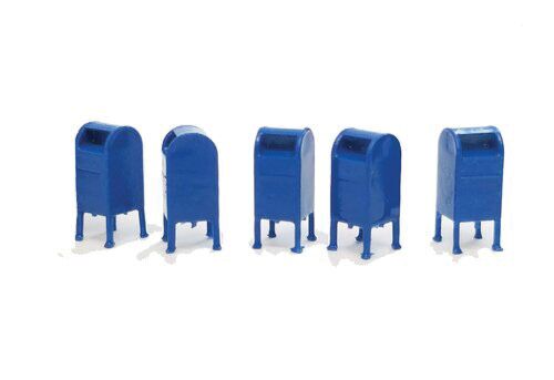 All Scale Miniatures 1600930 US Mail Dropbox -- pkg(5), N Scale