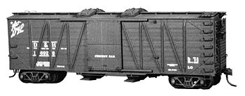 Tichy Train Group 4030 USRA 40' Boxcar/Covered Hopper Cement Service Conversion - Kit - Undecorated Single Car, HO Scale
