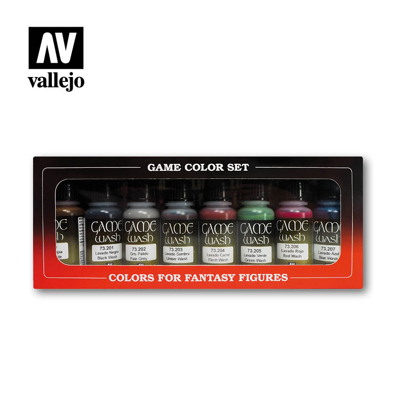 Vallejo Acrylic Paints 73998 Game Color washes