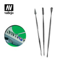 Vallejo Acrylic Paints 02002 Set of 3 Stainless Steel Carvers