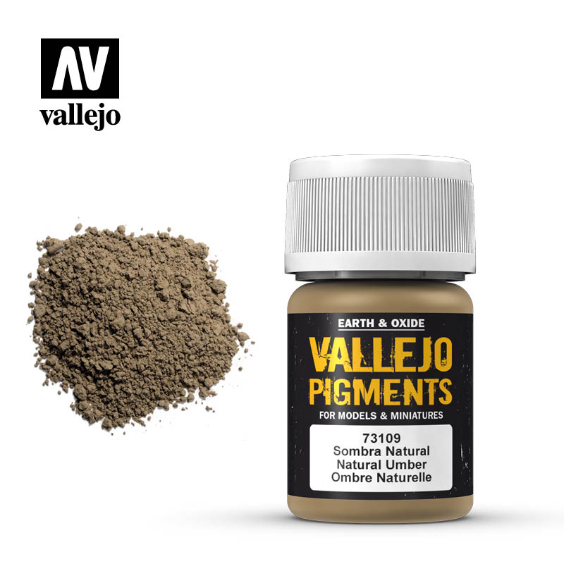 Vallejo Acrylic Paints 73109 Natural Umber