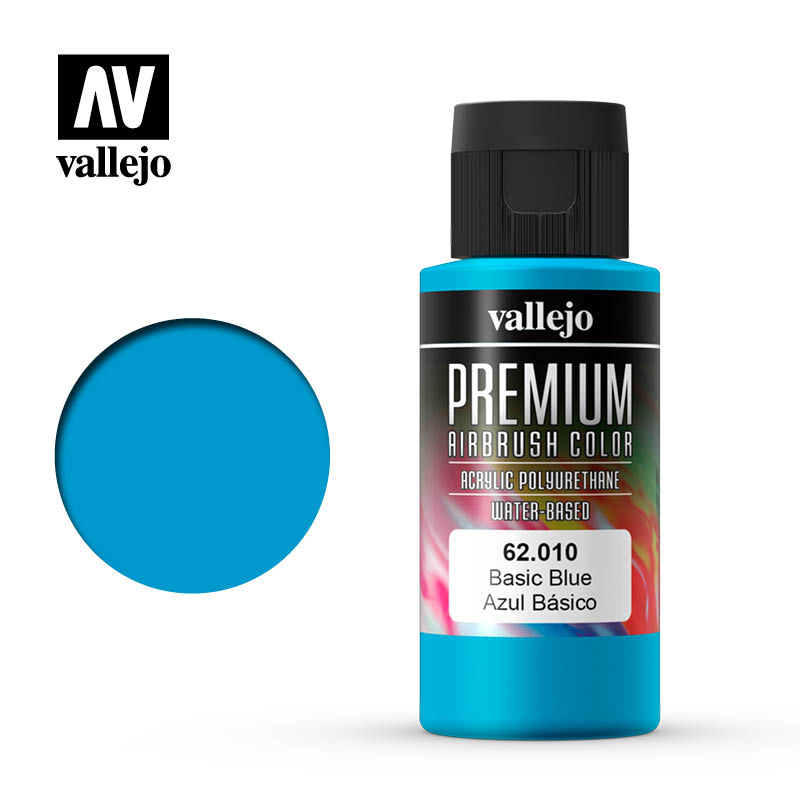 Vallejo Acrylic Paints 62010 Basic Blue