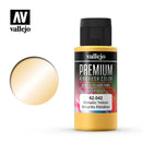Vallejo Acrylic Paints 62042 Metallic Yellow