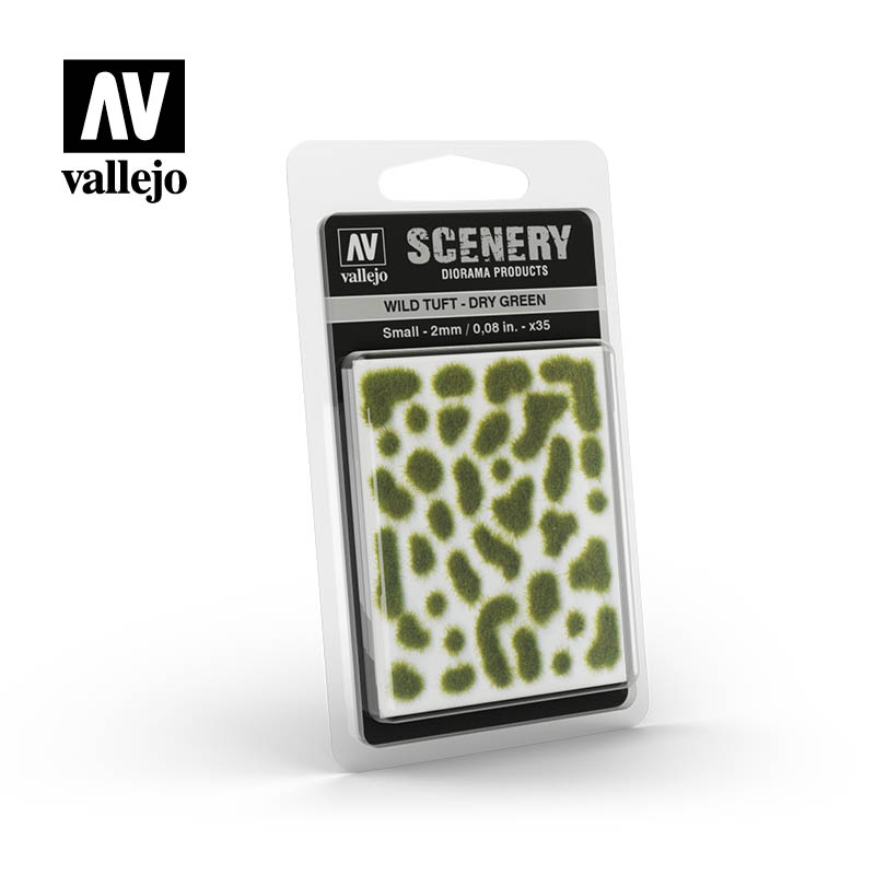 Vallejo Acrylic Paints SC401 Wild Tuft Ã¢â‚¬â€œ Dry Green