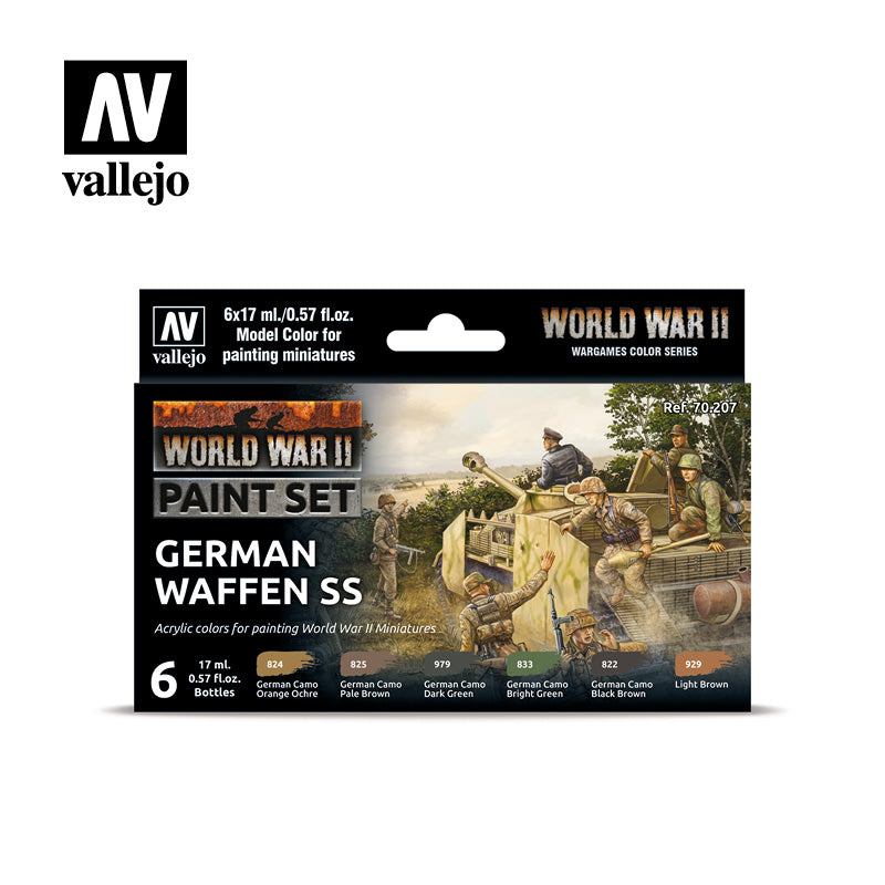 Vallejo Acrylic Paints 70207 WWII German Waffen SS