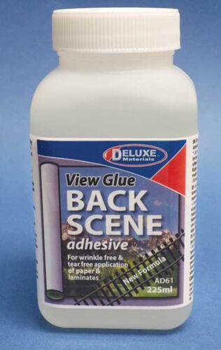 Deluxe Materials Ltd AD61 View Glue Backscene Adhesive -- 7.6oz 225ml