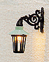 Brawa Modellspielwaren 5352 Wall-Mounted Light -- Hanging Wall Lantern, HO Scale