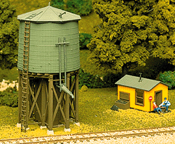 Atlas ATL703 Water Tower - Kit -- 3-1/8 x 3-1/4"  7.8 x 8.2cm, HO Scale