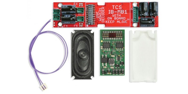 Train Control Systems TCS1760 WDK-BOW-2 WOWKit Complete Sound Conversion -- Fits Bowser Baldwin S12, HO Scale