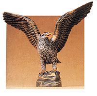 Wild Animal Figures, 1/24 - 1/25 Scale -- Eagle w/Wings Spread, 1:25