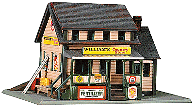 Life-Like Products 7463 William's Country Store -- Kit, N Scale