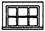 San Juan Details (formerly Grandt Line) 5242 Windows -- Horizontal, HO Scale