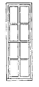 San Juan Details (formerly Grandt Line) 3730 Windows for Masonry Buildings w/Sliding Lower Sash -- 2'-5" x 7'-6", O Scale