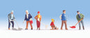 Noch Gmbh & Co 15928 Winter Chores -- pkg(6), HO Scale