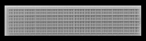 Cannon & Company 1411 Wire Grilles -- EMD Mid-production GP38-2, SD38-2 and most SD45-2, HO Scale