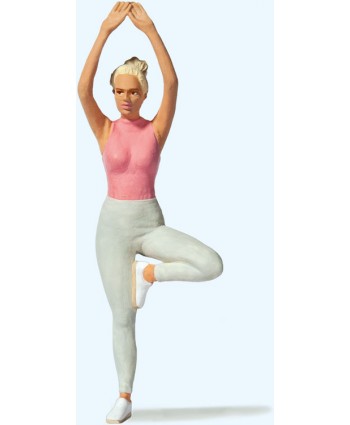 Woman in Yoga Position, G