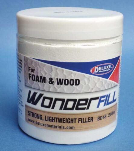 Deluxe Materials Ltd BD48 Wonderfill Foam & Wood Filler -- 8.1oz 240ml