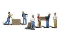 Woodland Scenics - A1823 Dock Workers Figures, HO