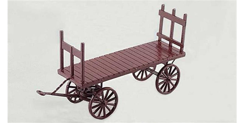 Tichy Train Group 8317 Wood Baggage Wagon - Kit - pkg(2), HO Scale