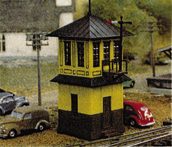 Tichy Train Group 2601 Wooden Signal Tower -- Kit, N Scale