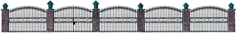Walthers Cornerstone 933-550 Wrought Iron Fence - Kit (Scale Model) -- 25-1/2" 65cm, HO Scale