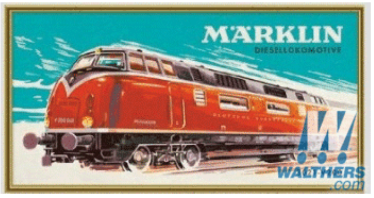 Marklin, Inc 441-15966 Marklin V200 Diesel Locomotive Paint-by-Numbers Set