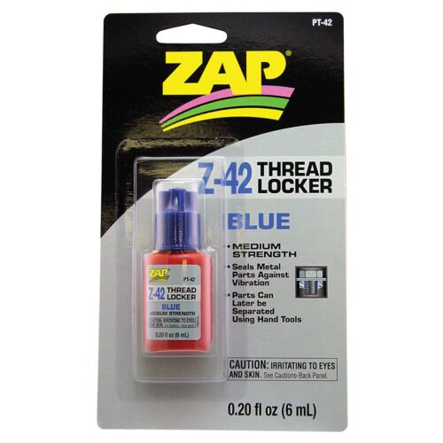 Robart Mfg Inc 42 Z-42 Blue Thread Locker -- .2oz 5.9mL