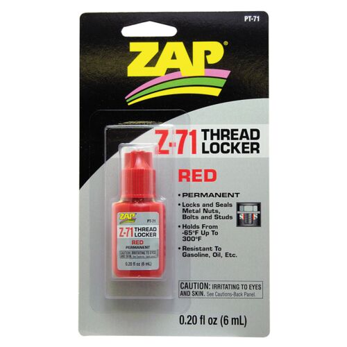 Robart Mfg Inc 71 Z-71 Red Thread Locker -- .20oz 5.9ml