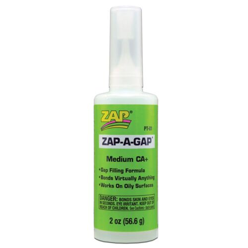 Robart Mfg Inc 429 Zap-A-Gap/CA+ Filling Adhesive -- 2oz 59.1mL